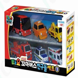 아이코닉스 꼬마버스타요 친구들세트1 타요버스장난감 미니카장난감 미니카완구
