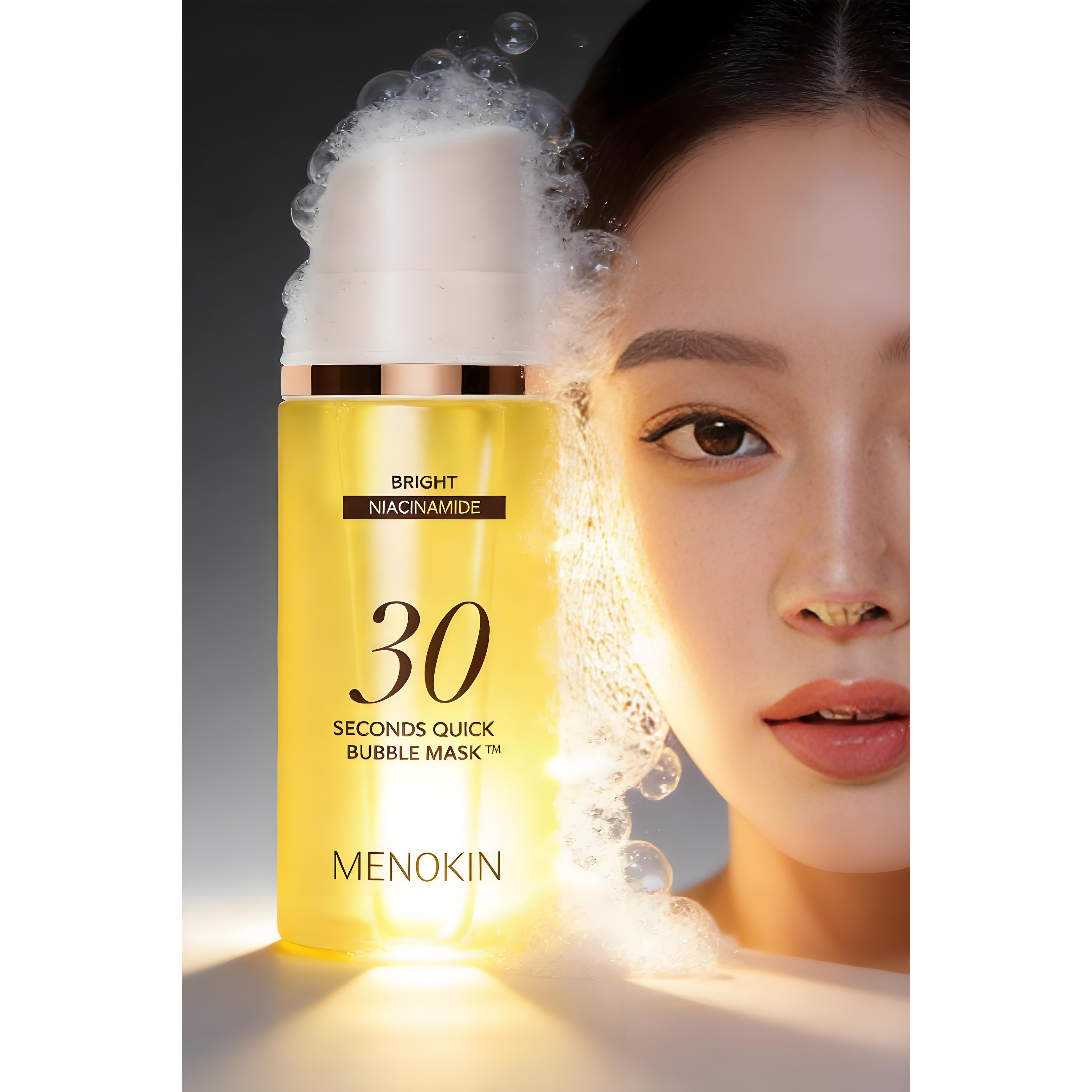 Menokin 30 Second Quick Brightening Bubble Mask