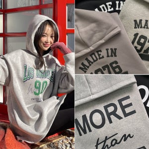 체형커버! 기모 루즈 롱 후드 3종 택1