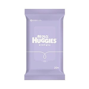 하기스 퓨어쁘띠 물티슈 휴대용 20매X16팩