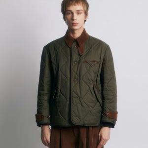 신키아 Quilted Heritage Jacket Olive