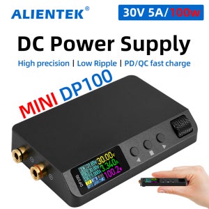 ALIENTEK DP100 DC 전원 공급 장치 조정 가능한 30V 5A 실험실 벤치 전원 공급 장치 휴대용 레귤레이터 스위칭 디지털 전원 공급 장치