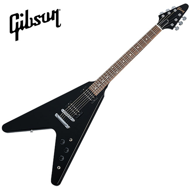 Gibson 깁슨 일렉기타 Gibson USA Designer 80s Flying V Ebony 플라잉 브이 DSVE00EBCH1