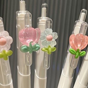 튤립 젤 롤러펜 3개 세트 0.5mm