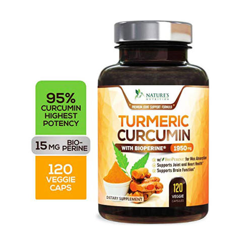 네이쳐 <b>뉴트리션</b> 강황 커큐민 Turmeric Curcumin 1950mg 120정