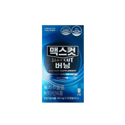 헬스헬퍼<b>맥스컷 버닝</b> 400mg 120캡슐 1개 1박스 2개월분