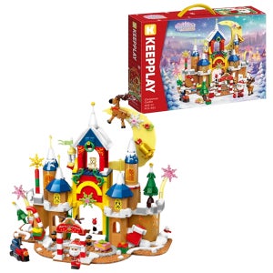 짱구는 못말려 귀염귀염 크리스마스 캐슬 블럭 장난감