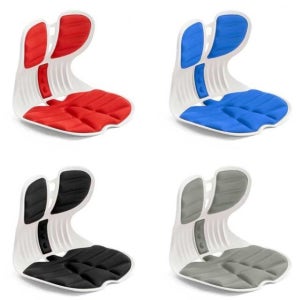 커블체어 자세교정의자 등받이 좌식의자