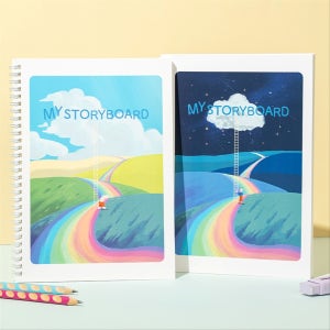 키즈 바인더 스토리 보드 웹툰 스프링노트 (2권) 연습장, Kids Binder 키즈 바인더