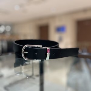 [질스튜어트 액세서리 남성] 질스튜어트 질스튜어트 버클 가죽 벨트 JUBE5E072BK