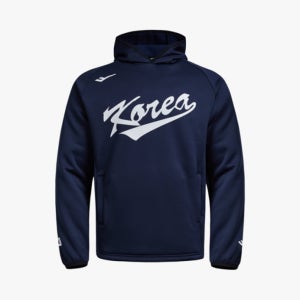 프로-스펙스 야구대표팀 어센틱 후드 티셔츠 긴팔 네이비