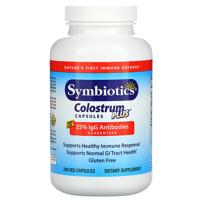 <b>심바이오틱스</b> Symbiotics Symbiotics, Colostrum Plus, 베지 캡슐 240정