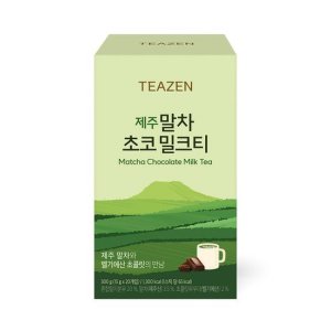 티젠 제주 말차 초코 밀크티 20T