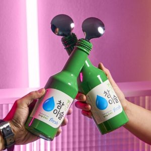 [블루투스마이크]소주병+숟가락=역대급 블투마이크 
