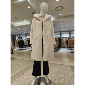 [올리브데올리브] 올리브데올리브 에코밍크퍼후드넥코트YW4XH973