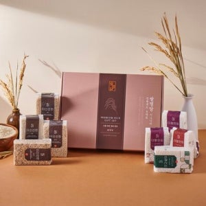 진공포장 백미&잡곡 선물세트 3.2kg(8개입)