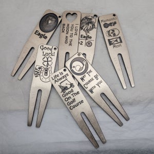 방짜유기 골프 디봇툴 그린수리기 divot tool, 예인전통유기공방