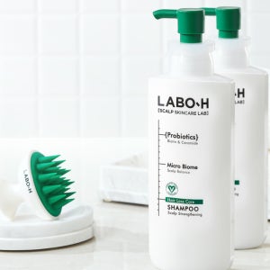 [라보에이치] 두피강화클리닉 샴푸 탈모증상완화 400ml 2개 + 샴푸 브러쉬 DT33XX00066