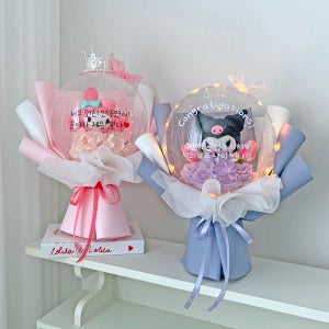 ★LED증정★ 산리오 졸업식 꽃다발풍선 입학식 발표회, 해브잇