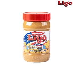리고 LIGO  땅콩버터 땅콩잼 크리미 462g  4개입