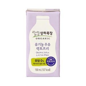 매일유업 상하목장 유기농우유락토프리 190ml