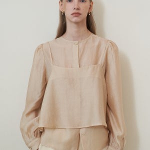 [플로브] SHEER SET UP BLOUSE 2 (YE)