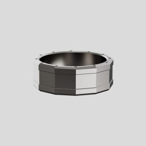 에포크엑스 20,000 Leagues Titanium Ring - Natural Titanium