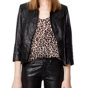 쟈딕앤볼테르 가죽 자켓 Verys Crinkled Leather Jacket 3233069