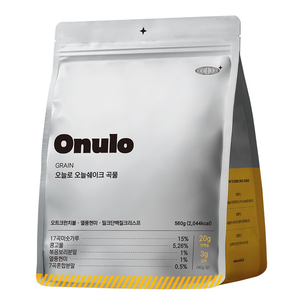 오늘로 오늘쉐이크 단백질쉐이크 곡물 성분 분석