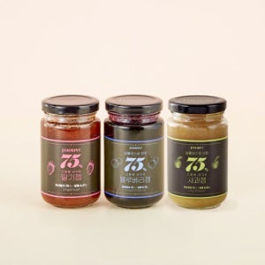 알룰로스 저당 잼 3종(딸기 블루베리 사과) 270g 1병