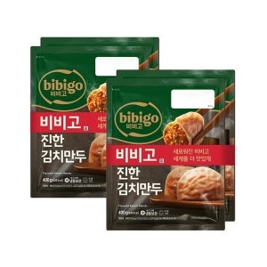 CJ제일제당 [하프클럽]비비고 수제진한김치만두400g x4봉