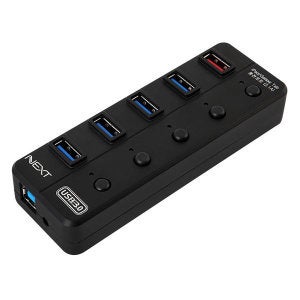 넥스트유 NEXT UH305 USB3.0 USB허브 4포트  1포트 충전지원