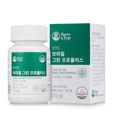 <b>팜엔탑</b> 브라질 그린 프로폴리스 800mg x 90정, 1개