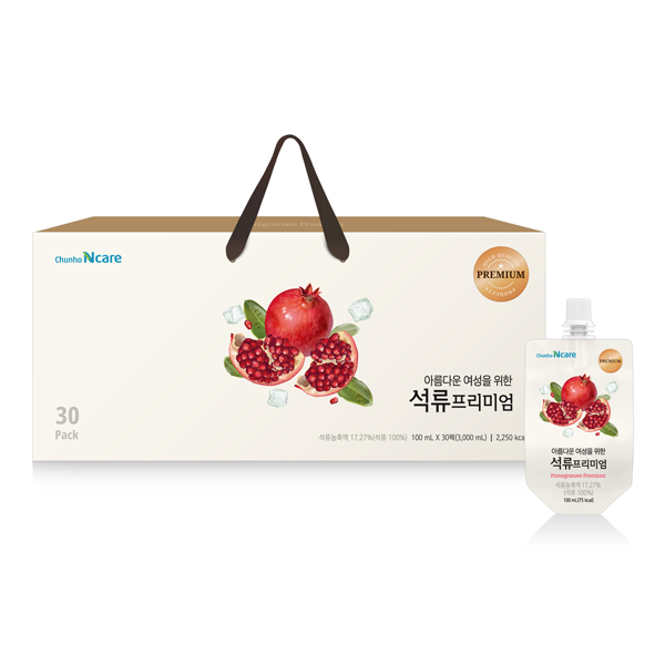 천호엔케어 <b>석류</b>즙 프리미엄 100ml x 30포, 1개