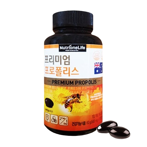 뉴트리원 프리미엄 <b>프로폴리스</b> 500mg x 120캡슐, 1개