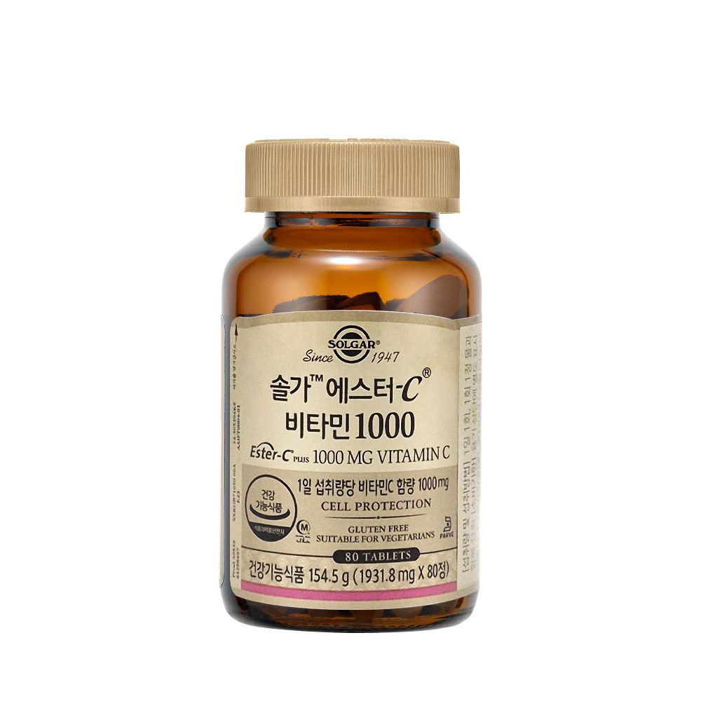 솔가 에스터C 비타민 1000 1931.8mg x 80정, 1개