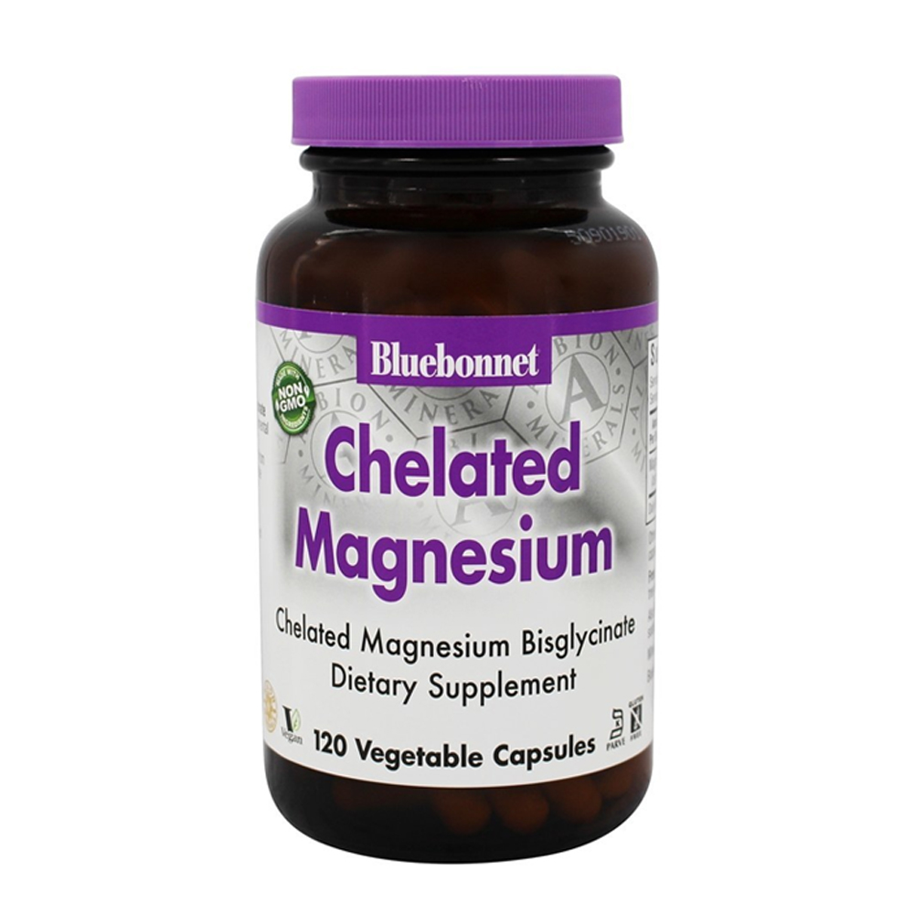 블루보넷 <b>킬레이트 마그네슘</b> 200mg x 120캡슐, 3개
