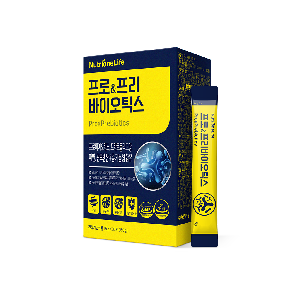 뉴트리원 프로 &amp; 프리바이오틱스 5g x 30포, 1개