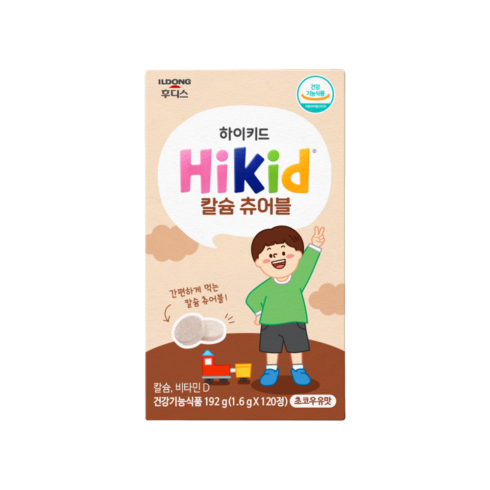 하이키드 칼슘 <b>츄어블</b> 1.6g x 120정, 3개