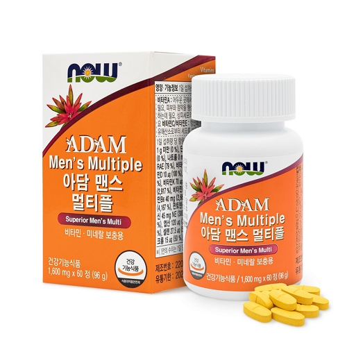 <b>나우푸드</b> 아담 맨스 멀티플 1600mg x 60정, 1개