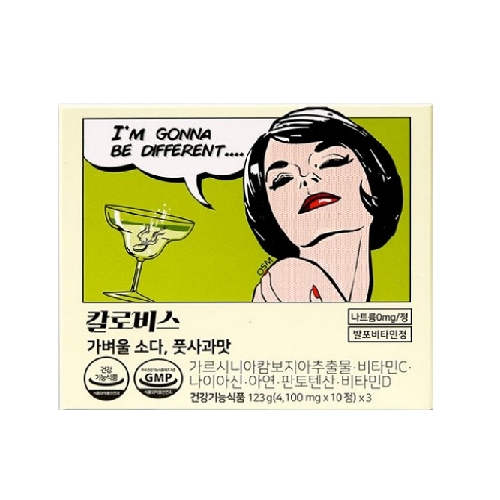 <b>칼로비스</b> 가벼울소다 풋사과맛 4100mg x 30정, 1개