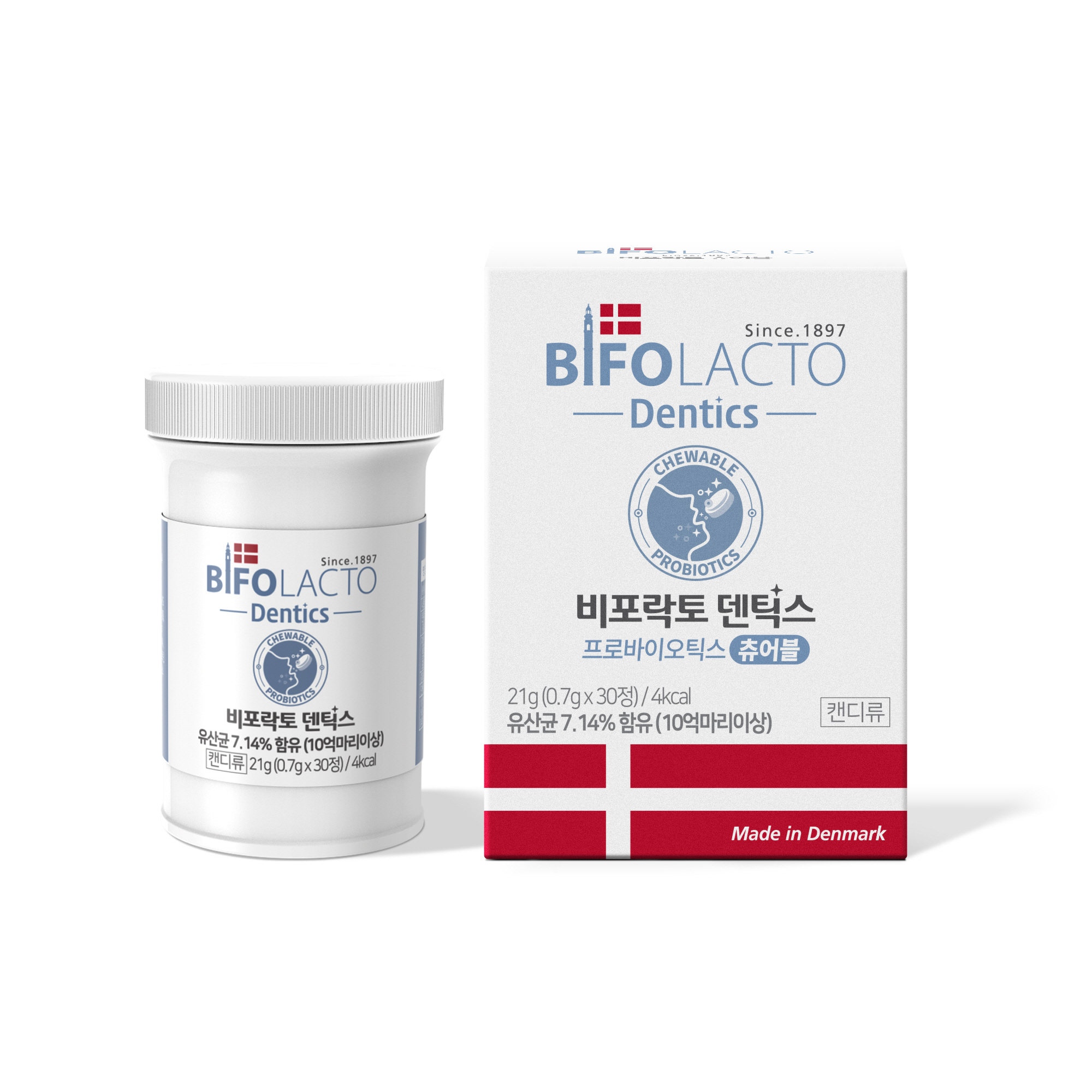 비포락토 덴틱스 프로바이오틱스 츄어블 0.7g x 30캡슐, 2개