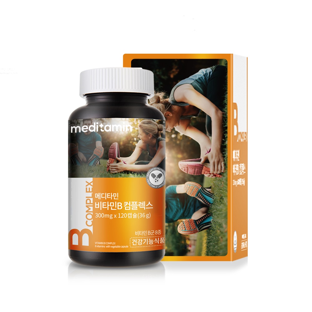 메디타민 비타민B 컴플렉스 300mg x 120캡슐, 1개