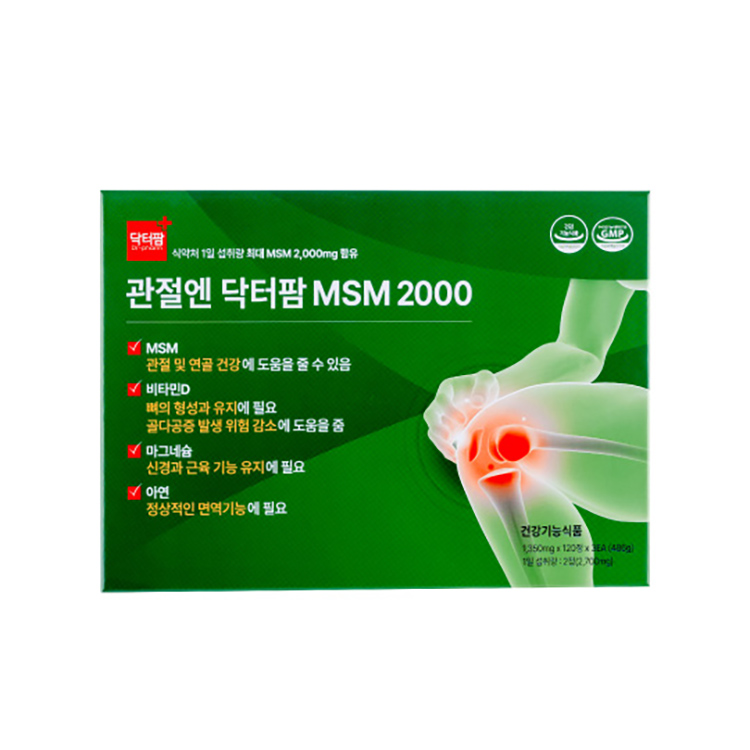 관절엔 닥터팜 MSM 2000 1350mg x 360정, 1개