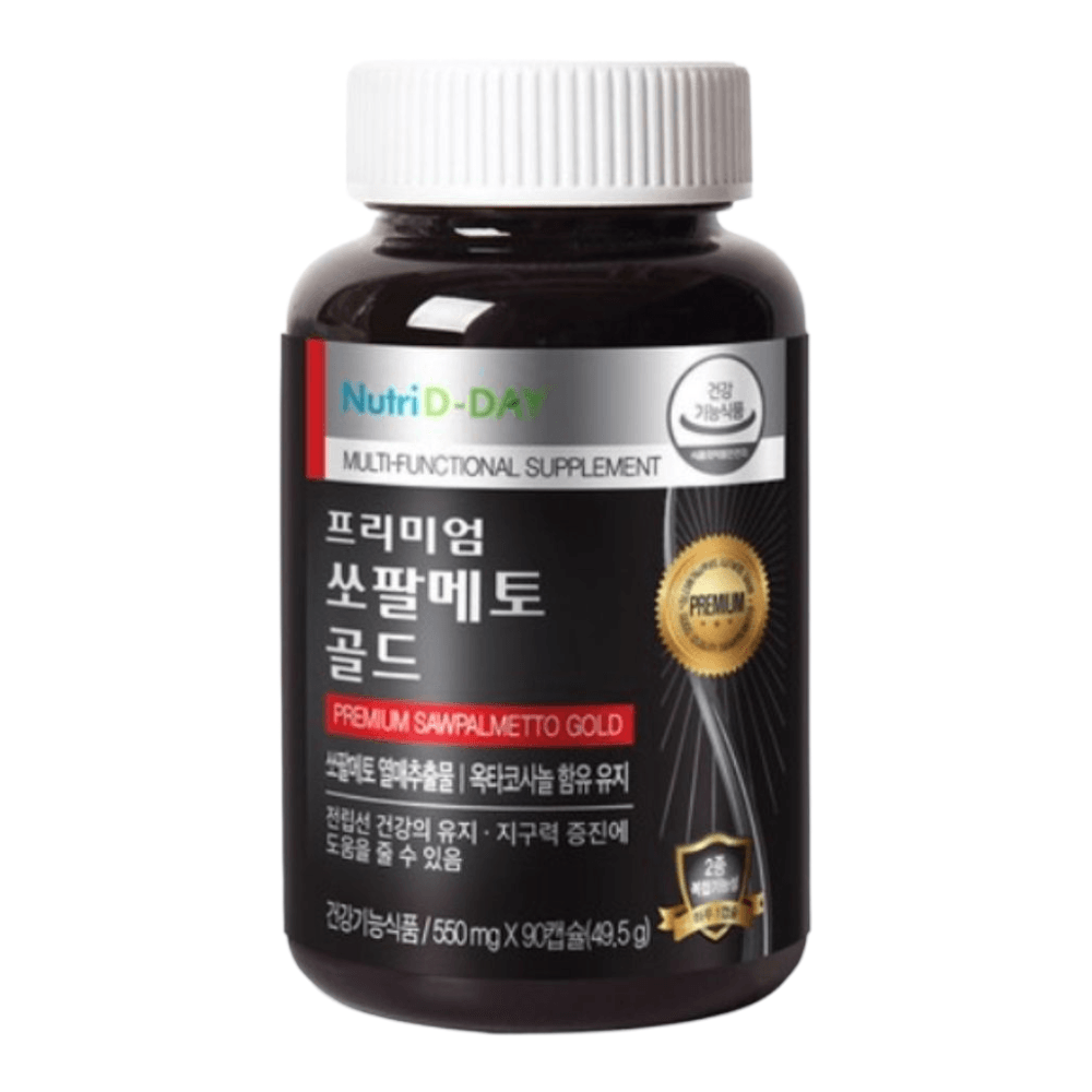 <b>뉴트리</b>디데이 프리미엄 쏘팔메토 골드 550mg x 60캡슐, 1개