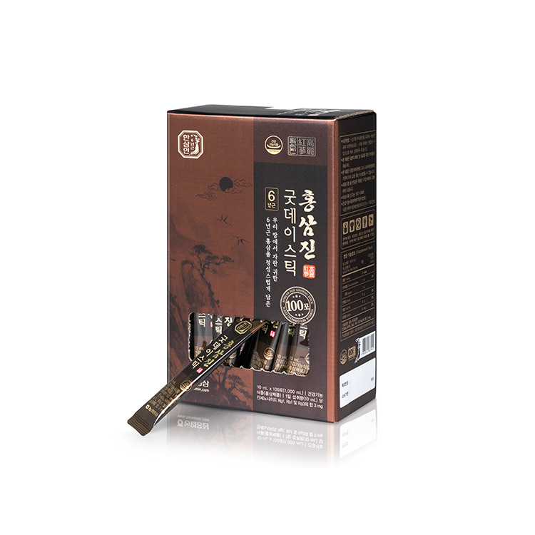 한삼인 홍삼진 굿데이스틱 10ml x 100포, 1개