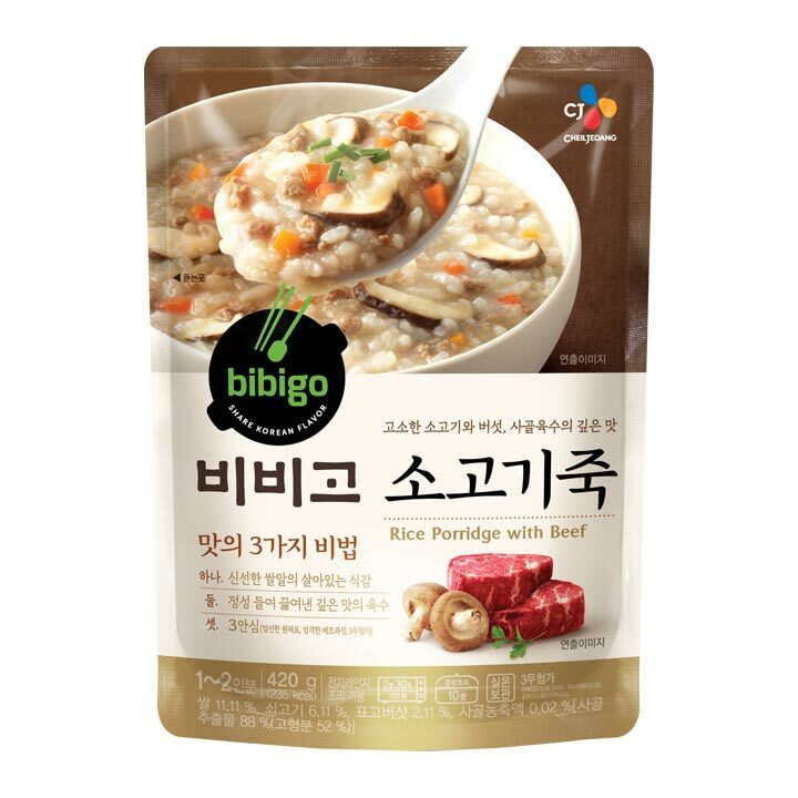 비비고 소고기죽