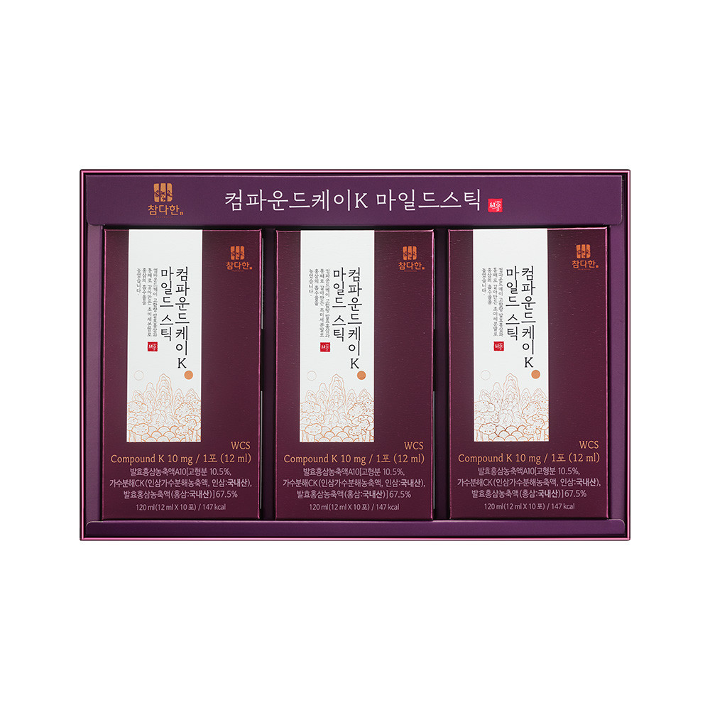 참다한 <b>컴파운드케이</b>K 마일드 스틱 12ml x 30포, 1개