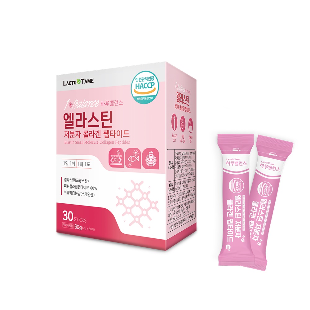 <b>락토</b>테미 엘라스틴 저분자 콜라겐 펩타이드 2g x 30포, 1개