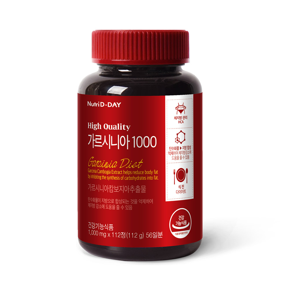 뉴트리디데이 <b>가르시니아</b> 1000 <b>1000mg</b> x 112정, 1개